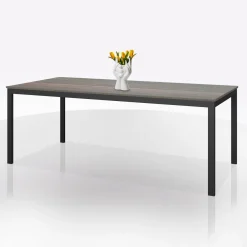 Bissolo Casa Tavoli Moderni<TAVOLO FISSO SOMA CM 200X98 METALLO E LEGNO MASSELLO: vendita online TAVOLO FISSO SOMA CM 200X98 METALLO E LEGNO MASSELLO in offerta