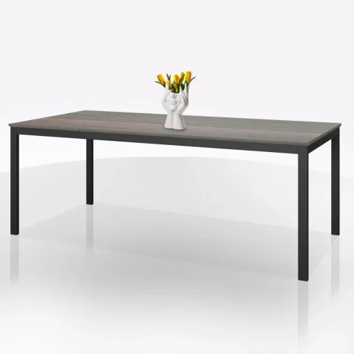 Bissolo Casa Tavoli Moderni<TAVOLO FISSO SOMA CM 200X98 METALLO E LEGNO MASSELLO: vendita online TAVOLO FISSO SOMA CM 200X98 METALLO E LEGNO MASSELLO in offerta
