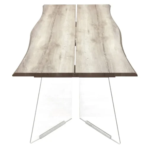 Bissolo Casa Tavoli Moderni<TAVOLO FISSO 180X90 ROVERE E VETRO TEMPERATO: vendita online TAVOLO FISSO 180X90 ROVERE E VETRO TEMPERATO in offerta