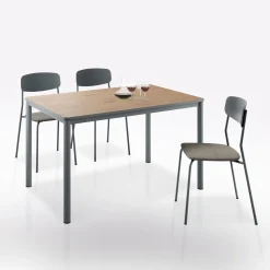 Bissolo Casa Tavoli Moderni<TAVOLO MOD. LUX ALL. CM 110X70 PIOMBO E ROVERE CADIZ: vendita online TAVOLO MOD. LUX ALL. CM 110X70 PIOMBO E ROVERE CADIZ in offerta