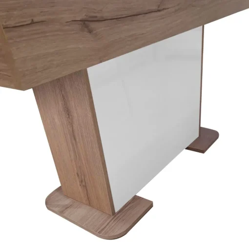 Bissolo Casa Tavoli Moderni<TAVOLO PALAZZO ALL. 180X90 ROVERE WELLINGTON E BIANCO: vendita online TAVOLO PALAZZO ALL. 180X90 ROVERE WELLINGTON E BIANCO in offerta