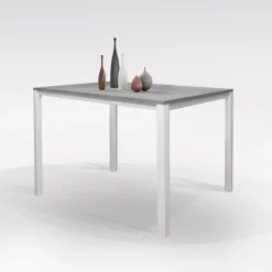 Bissolo Casa Tavoli Moderni<TAVOLO PLUTONE ALL. 110X70 BIANCO E CEMENTO : vendita online TAVOLO PLUTONE ALL. 110X70 BIANCO E CEMENTO in offerta