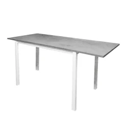 Bissolo Casa Tavoli Moderni<TAVOLO PLUTONE ALL. 110X70 BIANCO E CEMENTO : vendita online TAVOLO PLUTONE ALL. 110X70 BIANCO E CEMENTO in offerta