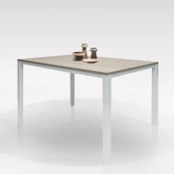 Bissolo Casa Tavoli Moderni<TAVOLO PLUTONE ALL. 130X85 BIANCO E OLMO CHIARO: vendita online TAVOLO PLUTONE ALL. 130X85 BIANCO E OLMO CHIARO in offerta