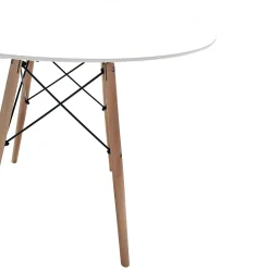 Bissolo Casa Tavoli Moderni<TAVOLO ROTONDO FISSO DIAM. CM 90 LEGNO E MDF BIANCO: vendita online TAVOLO ROTONDO FISSO DIAM. CM 90 LEGNO E MDF BIANCO in offerta