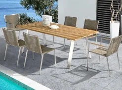 Bissolo Casa Tavoli In Legno<Tavolo teak 200x100 rettangolare