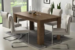 Bissolo Casa Tavoli Moderni<TAVOLO ULRICH III ALL. 140X88 NOCE EASTWOOD: vendita online TAVOLO ULRICH III ALL. 140X88 NOCE EASTWOOD in offerta