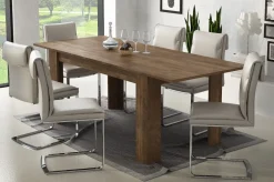 Bissolo Casa Tavoli Moderni<TAVOLO ULRICH III ALL. 140X88 NOCE EASTWOOD: vendita online TAVOLO ULRICH III ALL. 140X88 NOCE EASTWOOD in offerta