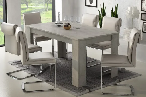 Bissolo Casa Tavoli Moderni<TAVOLO ULRICH IV ALL. 160X88 LIGHT BETON: vendita online TAVOLO ULRICH IV ALL. 160X88 LIGHT BETON in offerta