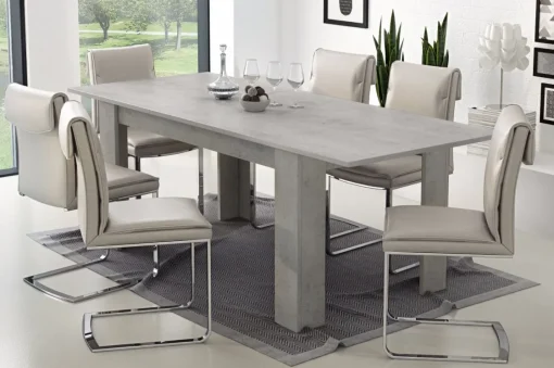 Bissolo Casa Tavoli Moderni<TAVOLO ULRICH IV ALL. 160X88 LIGHT BETON: vendita online TAVOLO ULRICH IV ALL. 160X88 LIGHT BETON in offerta
