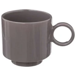 Bissolo Casa Tazze, Tazzine, Coppette Tazze<TAZZA CON MANICO IN GRES LINEA RETRO 38CL GRIGIA
