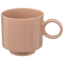 Bissolo Casa Tazze, Tazzine, Coppette Tazze<TAZZA CON MANICO IN GRES LINEA RETRO 38CL ROSA CHIARO