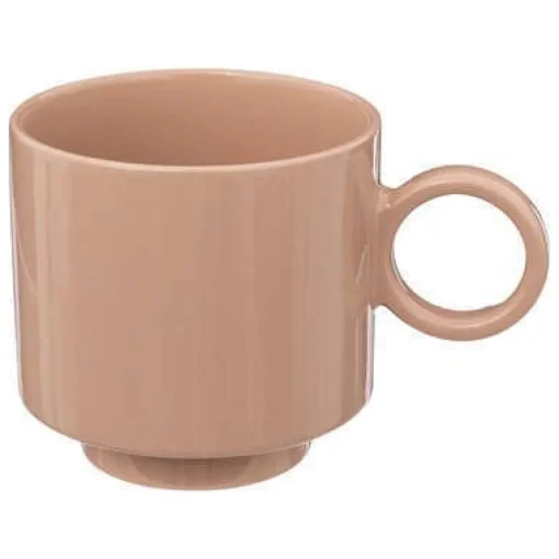 Bissolo Casa Tazze, Tazzine, Coppette Tazze<TAZZA CON MANICO IN GRES LINEA RETRO 38CL ROSA CHIARO