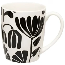 Bissolo Casa Tazze, Tazzine, Coppette Tazze<TAZZA TWISTED LIME IN PORCELLANA CON MANICO 37CL BIANCA E NERA