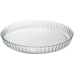 Bissolo Casa Cottura Teglie E Pirofile<TEGLIA PER CROSTATA IN VETRO CON COPERCHIO 31X3.8CM 2LT