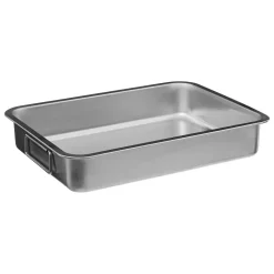 Bissolo Casa Cottura Teglie E Pirofile<TEGLIA RETTANGOLARE IN ACCIAIO INOX 39.6X29.5 H 7CM
