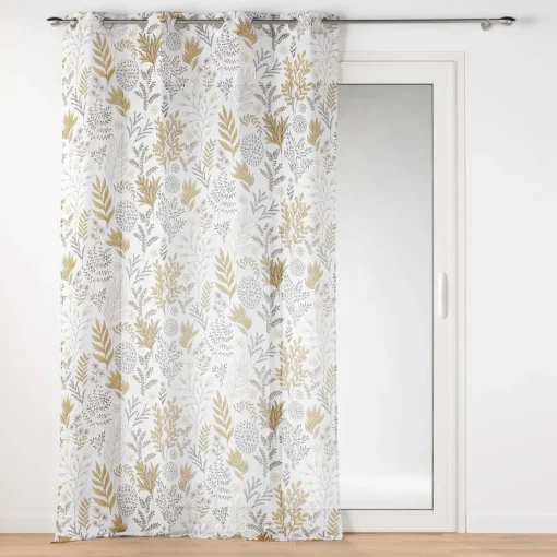 Bissolo Casa Tende Tende Confezionate<TENDA CON OCCHIELLI VELO SABBIA STAMPATO SUZANNE 140X280CM GIALLO: vendita online TENDA CON OCCHIELLI VELO SABBIA STAMPATO SUZANNE 140X280CM GIALLO in offerta