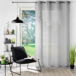 Bissolo Casa Tende Tende Confezionate<TENDA CON OCCHIELLI VELO TESSUTO SOANE 140X280CM GRIGIO: vendita online TENDA CON OCCHIELLI VELO TESSUTO SOANE 140X280CM GRIGIO in offerta