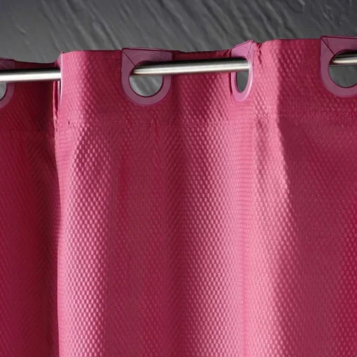 Bissolo Casa Tessile Bagno Tende Doccia E Accessori<TENDA DA DOCCIA DOTTY CON OCCHIELLI A CLIP CM 180X200 LAMPONE