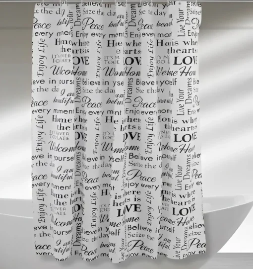 Bissolo Casa Tessile Bagno Tende Doccia E Accessori<Tenda in tessuto da doccia 240X200 cm