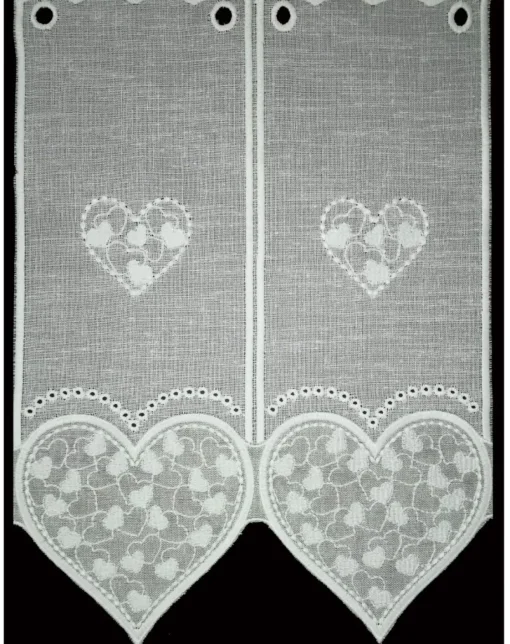 Bissolo Casa Tende Tende Confezionate<TENDINA DA VETRO A METRO ORIANA BRIS IN POLIESTERE ALTEZZA 60CM: vendita online TENDINA DA VETRO A METRO ORIANA BRIS IN POLIESTERE ALTEZZA 60CM in offerta