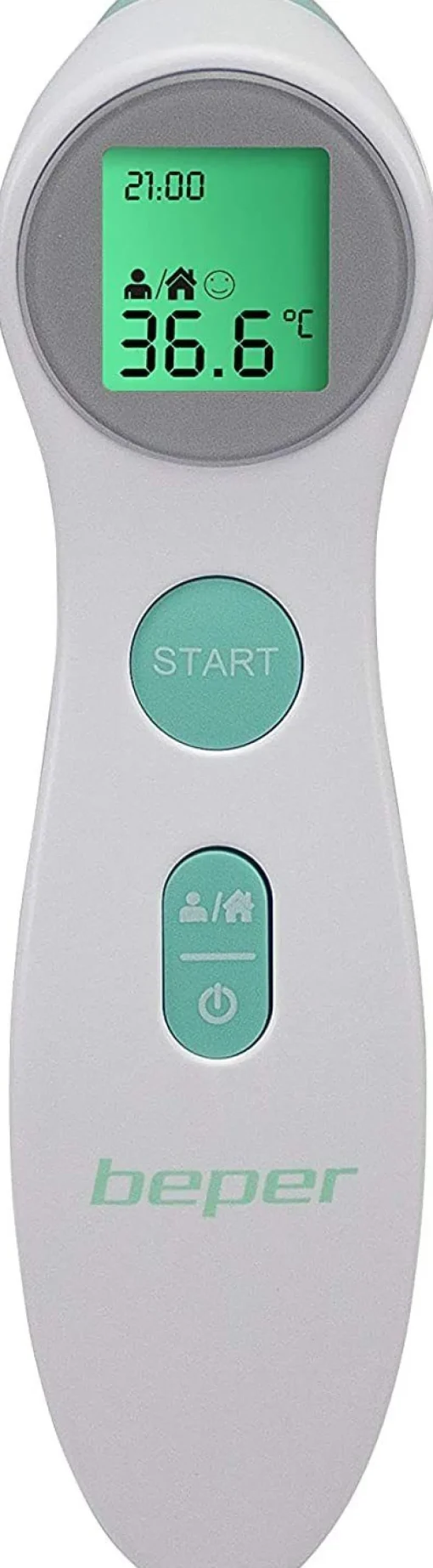 Bissolo Casa Piccoli Cura Della Persona, Salute E Benessere|Cura Della Persona, Salute E Benessere<TERMOMETRO MULTIFUNZIONE AD INFRAROSSI 4.1X4.4X15.3CM BIANCO/VERDE