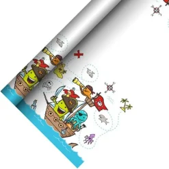 Bissolo Casa Party Tovaglie Usa E Getta<TOVAGLIA DI CARTA 5MT X1.2M PIRATE CREW: vendita online TOVAGLIA DI CARTA 5MT X1.2M PIRATE CREW in offerta