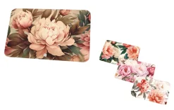 Bissolo Casa Tessile Tavola Tovagliette<TOVAGLIETTA AMERICANA MOD. PEONIA 43X28CM ASSORTITO: vendita online TOVAGLIETTA AMERICANA MOD. PEONIA 43X28CM ASSORTITO in offerta