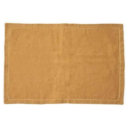 Bissolo Casa Tessile Tavola Tovagliette<TOVAGLIETTA ELINA CM 45X30 GIALLO OCRA: vendita online TOVAGLIETTA ELINA CM 45X30 GIALLO OCRA in offerta