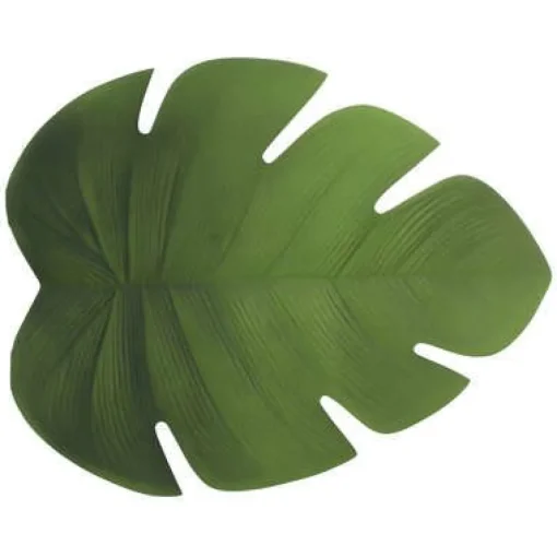 Bissolo Casa Tessile Tavola Tovagliette<TOVAGLIETTA FOGLIA IN POLIRESINA 47X38 CM VERDE : vendita online TOVAGLIETTA FOGLIA IN POLIRESINA 47X38 CM VERDE in offerta