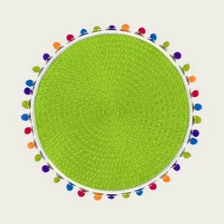 Bissolo Casa Tessile Tavola Tovagliette<TOVAGLIETTA ROTONDA IN POLIESTERE DIAM. CM 38 VERDE : vendita online TOVAGLIETTA ROTONDA IN POLIESTERE DIAM. CM 38 VERDE in offerta