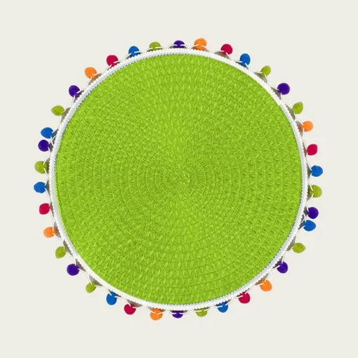 Bissolo Casa Tessile Tavola Tovagliette<TOVAGLIETTA ROTONDA IN POLIESTERE DIAM. CM 38 VERDE : vendita online TOVAGLIETTA ROTONDA IN POLIESTERE DIAM. CM 38 VERDE in offerta
