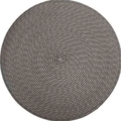 Bissolo Casa Tessile Tavola Tovagliette<TOVAGLIETTA ROTONDA IN POLIPROPILENE DIAM. CM 38 GRIGIA: vendita online TOVAGLIETTA ROTONDA IN POLIPROPILENE DIAM. CM 38 GRIGIA in offerta