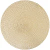 Bissolo Casa Tessile Tavola Tovagliette<TOVAGLIETTA ROTONDA IN PVC DIAM. CM 41 BEIGE : vendita online TOVAGLIETTA ROTONDA IN PVC DIAM. CM 41 BEIGE in offerta
