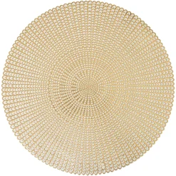 Bissolo Casa Tessile Tavola Tovagliette<TOVAGLIETTA ROTONDA IN PVC DIAM. CM 41 BEIGE : vendita online TOVAGLIETTA ROTONDA IN PVC DIAM. CM 41 BEIGE in offerta