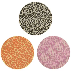 Bissolo Casa Tessile Tavola Tovagliette<TOVAGLIETTA ROTONDA LEOPARDATA DIAM. CM 38 ASSORTITO: vendita online TOVAGLIETTA ROTONDA LEOPARDATA DIAM. CM 38 ASSORTITO in offerta
