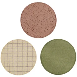Bissolo Casa Tessile Tavola Tovagliette<TOVAGLIETTA ROTONDA RIGHE/QUADRETTI D 38CM ASSORTITO: vendita online TOVAGLIETTA ROTONDA RIGHE/QUADRETTI D 38CM ASSORTITO in offerta