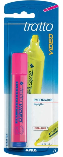 Bissolo Casa Evidenziatori Evidenziatori<TRATTO - EVIDENZIATORE TRATTO VIDEO ROSA: vendita online TRATTO - EVIDENZIATORE TRATTO VIDEO ROSA in offerta