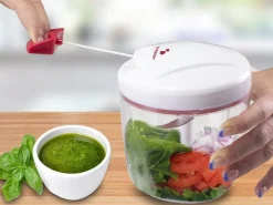 Bissolo Casa Piccoli Preparazione E Cottura Cibi|Preparazione E Cottura Cibi<TRITATUTTO MANUALE A CORDA DIAM. 12.5 H. 14.3
