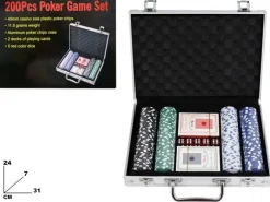 Bissolo Casa Giochi Da Tavolo Carte Da Gioco<VALIGETTA 200 POKER CHIPS/CARTE RAMINO: vendita online VALIGETTA 200 POKER CHIPS/CARTE RAMINO in offerta