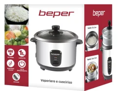 Bissolo Casa Piccoli Preparazione E Cottura Cibi|Preparazione E Cottura Cibi<VAPORIERA E CUOCIRISO 400W 1LT 27X23X28.5CM