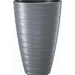 Bissolo Casa Vasi<Vaso alto con inserti 40cm: modello maze stone grey