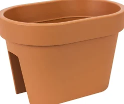 Bissolo Casa Vasi<Vaso lofly railing terracotta: fioriera da balcone terracotta