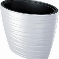 Bissolo Casa Vasi<Vaso per piante e fiori per interno ed esterno: modello maze bianco 60cm