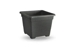 Bissolo Casa Vasi<Vaso quadrato per piante e fiori: vaso 45 cm antracite