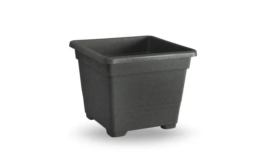 Bissolo Casa Vasi<Vaso quadrato per piante e fiori: vaso 45 cm antracite