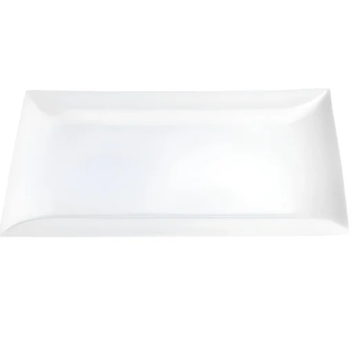 Bissolo Casa Piatti Vassoi<VASSOIO IN PORCELLANA LINEA CARLOTTA/RAMADA 33X20CM BIANCO