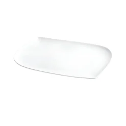 Bissolo Casa Piatti Vassoi<VASSOIO IN PORCELLANA LINEA CARLOTTA/RAMADA 40X23CM BIANCO