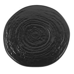 Bissolo Casa Piatti Vassoi<VASSOIO PRESENTAZIONE PORCELLANA LINEA WALL BLACK DIAM. 20.5CM NERO