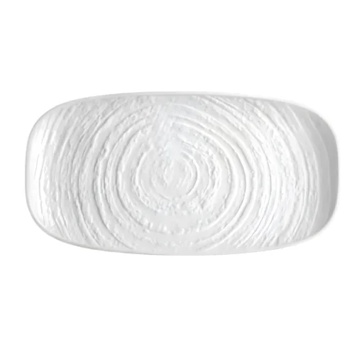 Bissolo Casa Piatti Vassoi<VASSOIO RETTANGOLARE PORCELLANA LINEA WALL 30.5X15CM BIANCO
